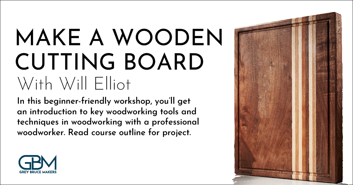Event image Learn Woodworking –  Wooden Cutting Board
